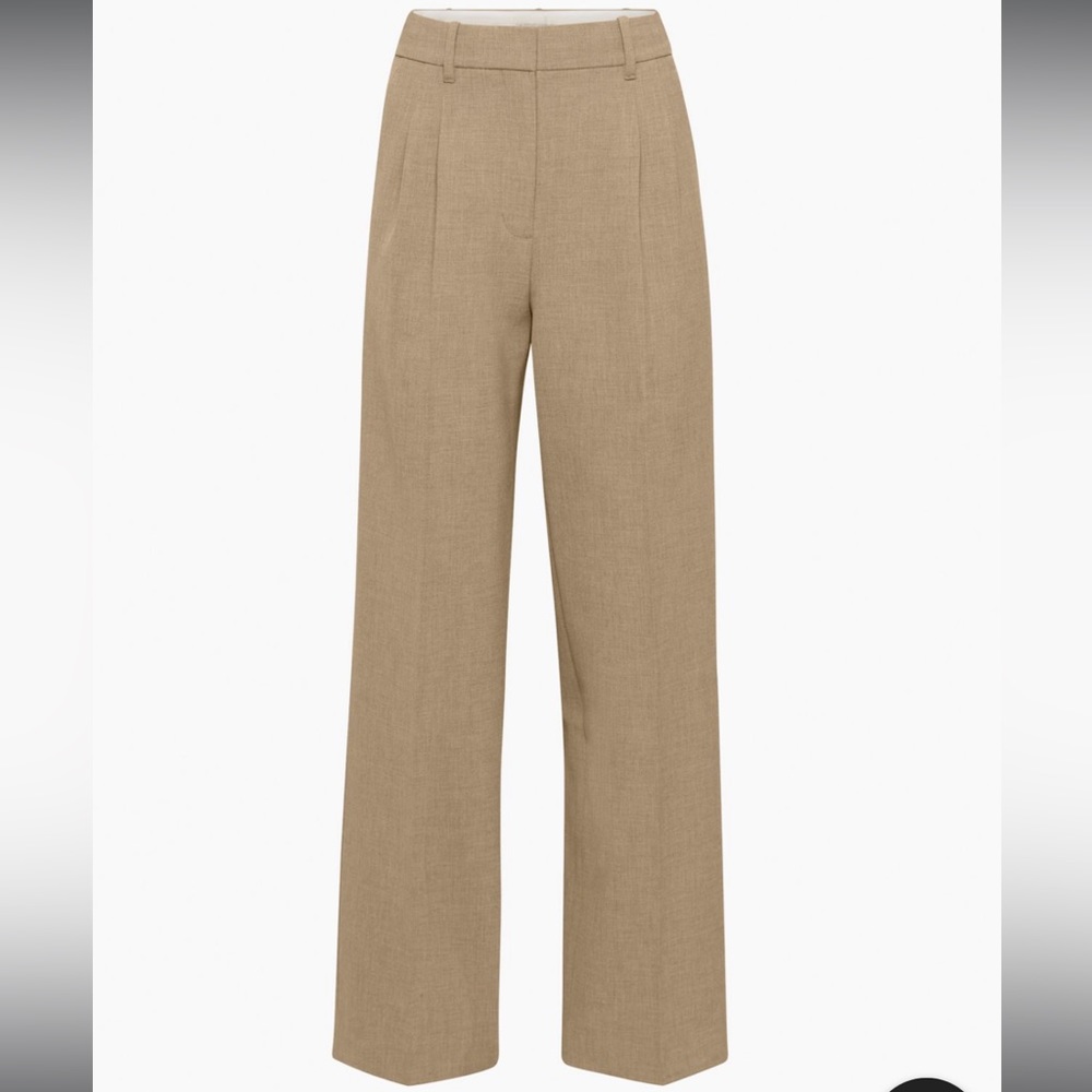 Aritzia Wilfred Effortless Pant Regular Length Size 4 in Heather Grey Taupe